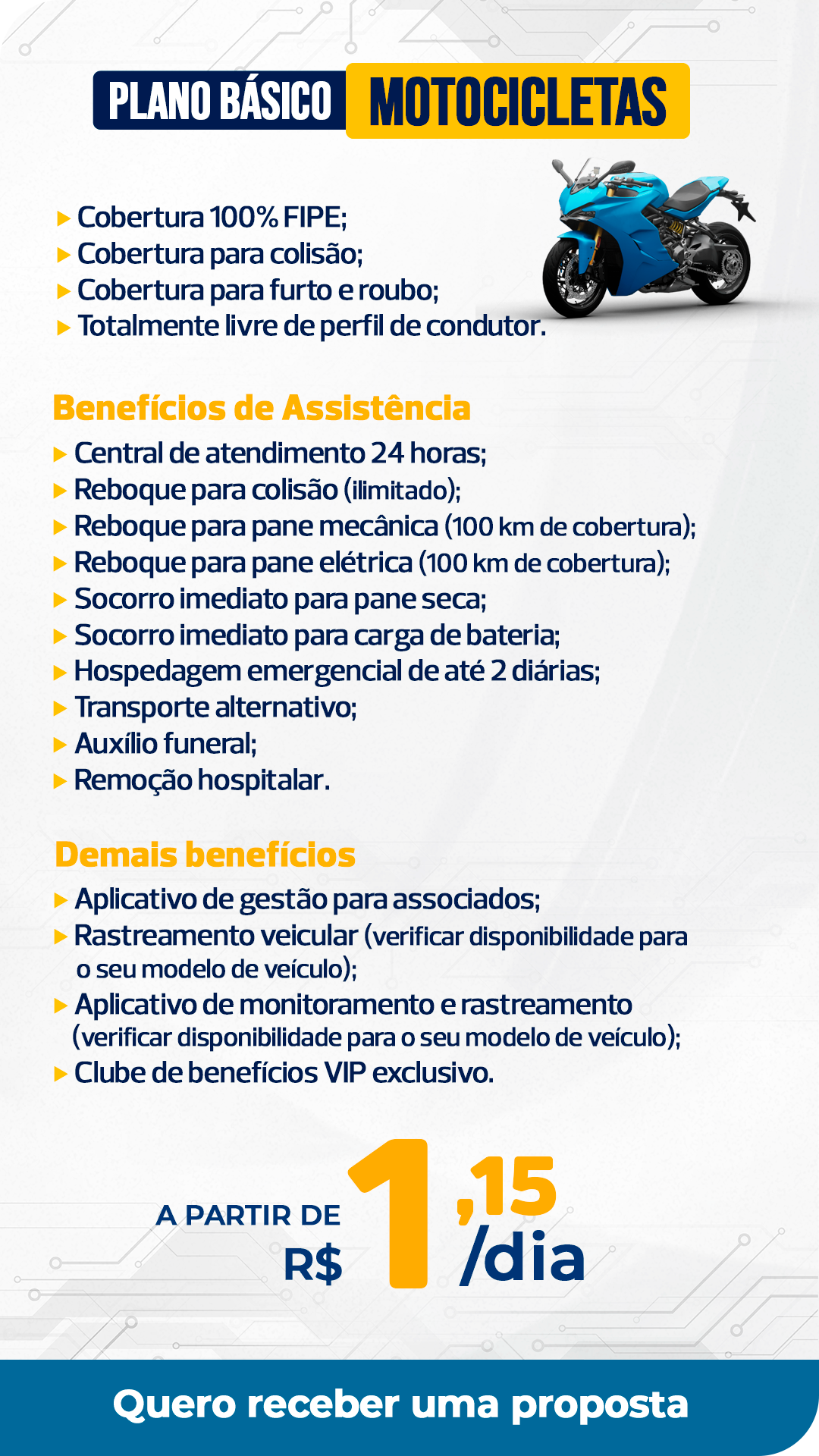 Plano Básico Motocicletas